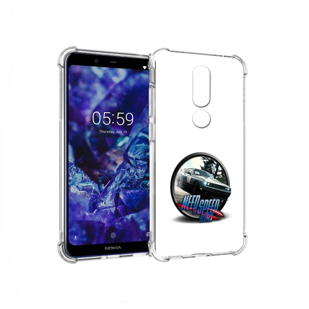 

Чехол MyPads Tocco для Nokia 5.1 Plus Гонки (PT119548.120.54), Прозрачный, Tocco