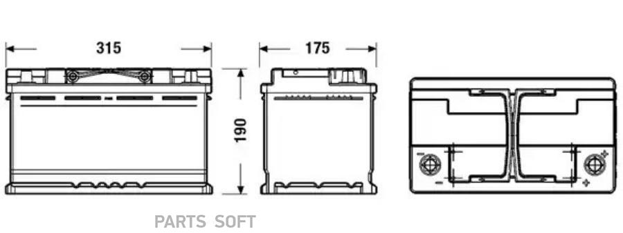 

EXIDE Аккумулятор EXIDE EL800