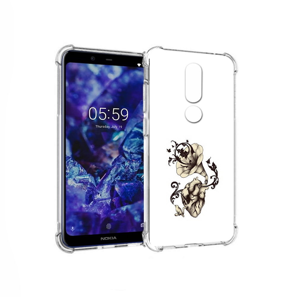 

Чехол MyPads Tocco для Nokia 5.1 Plus Граммофон (PT119548.120.55), Прозрачный, Tocco