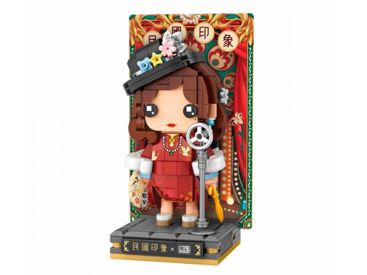 

Конструктор Loz mini modular Певица 1553, 338 дет, loz mini modular