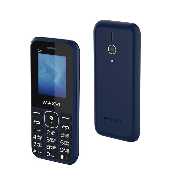 

Мобильный телефон Maxvi C27 Blue, C27