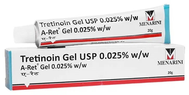 Третиноин Гель ЮСП А-Рет 0,025% Менарини (от морщин и для лечения акне) Menarini 20 г