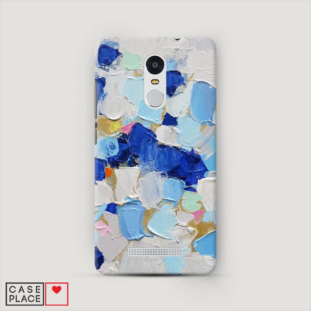 

Пластиковый чехол "Холст сине-белый" на Xiaomi Redmi Note 3