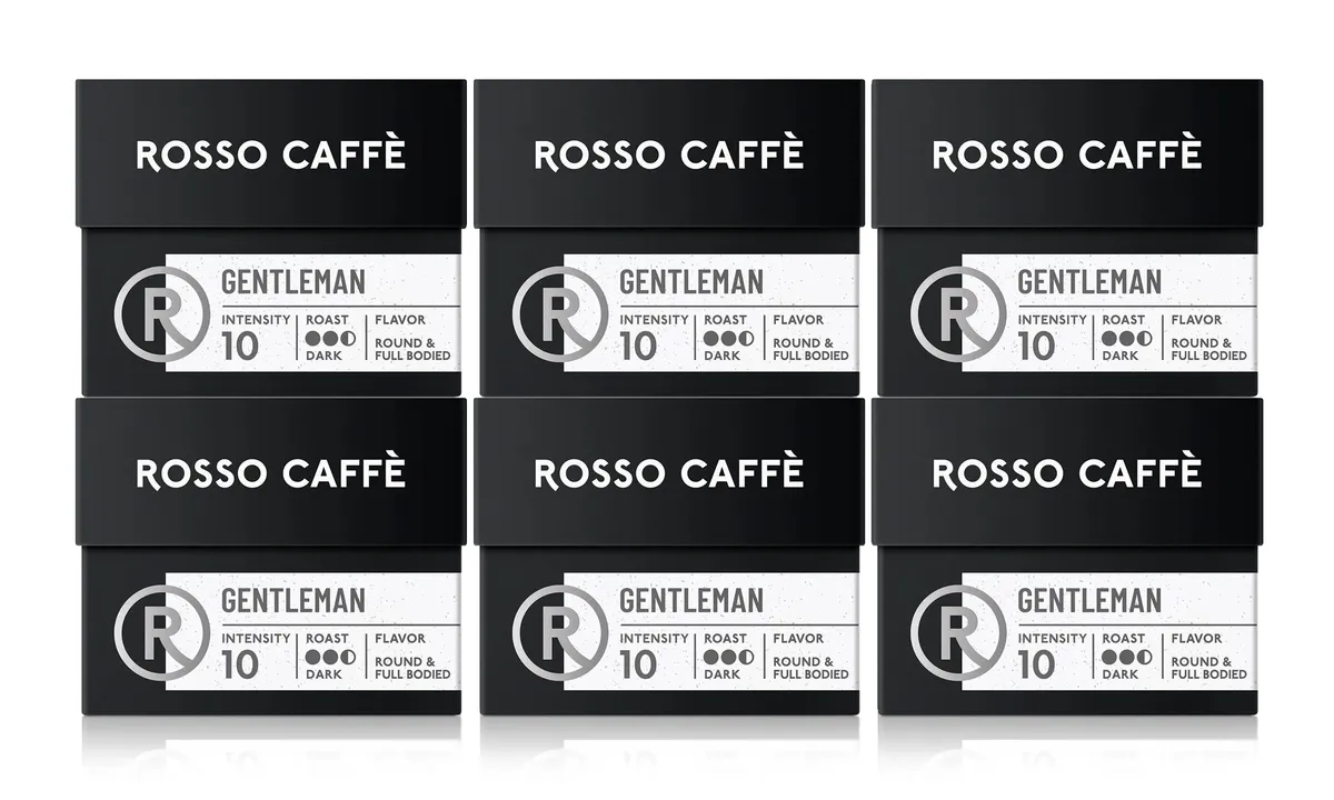 Набор из 6 упаковок Rosso Caffe Gentleman