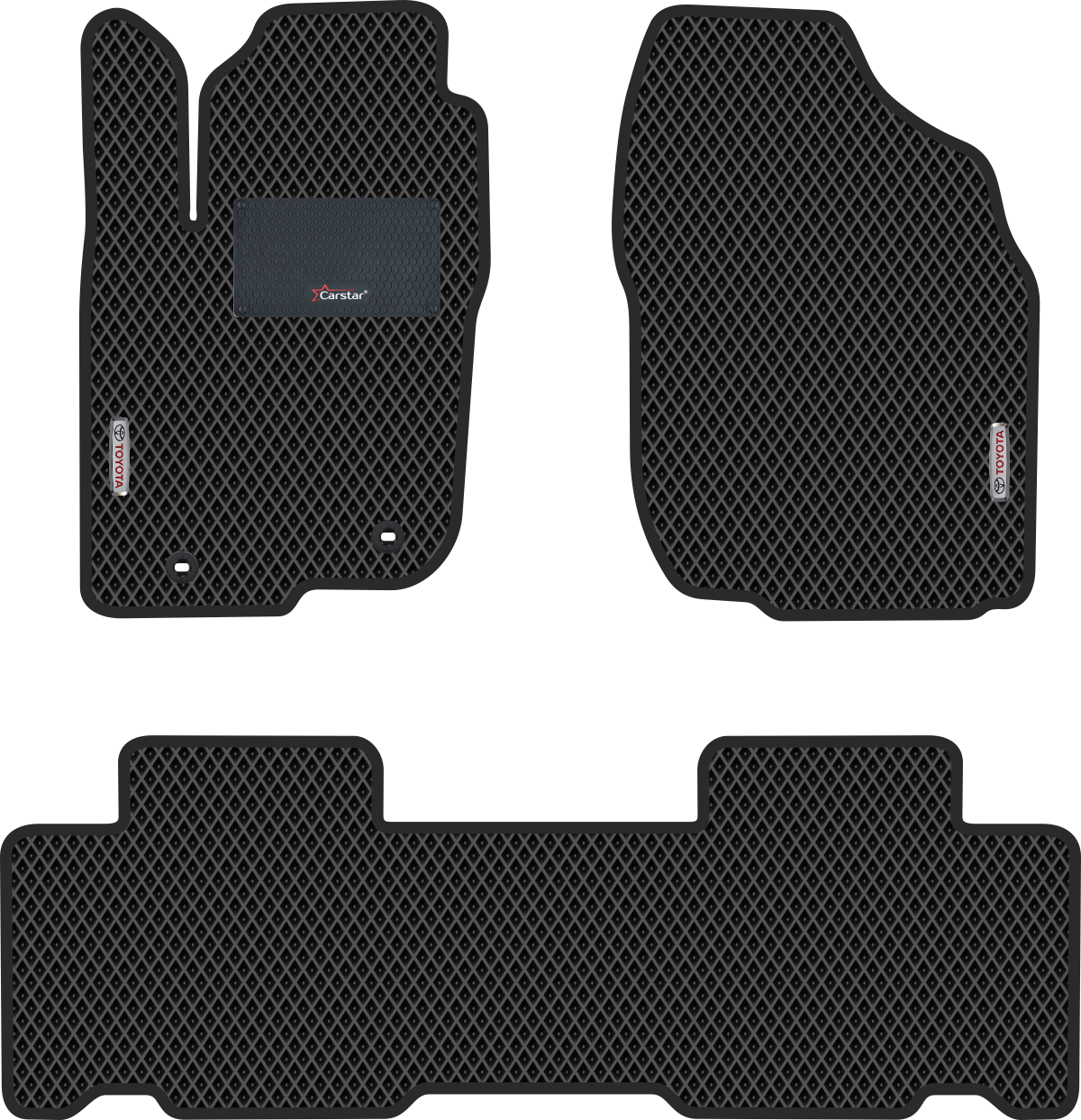 

Коврики Kupi-Kovrik EVA для Toyota RAV 4 IV (2012-2019), чёрный,подпятник,2 эмблемы