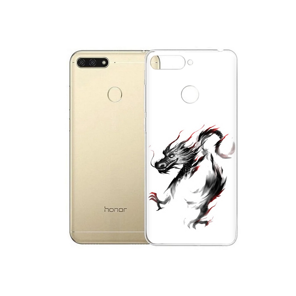 

Чехол MyPads Tocco для Huawei 7C черный дракон (PT111175.61.690), Прозрачный, Tocco