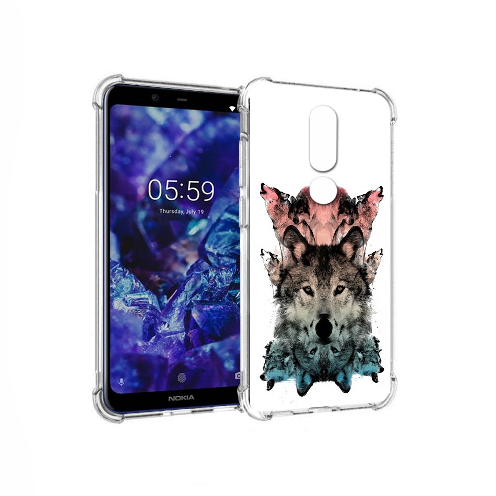 

Чехол MyPads Tocco для Nokia 5.1 Plus стая (PT119548.120.624), Прозрачный, Tocco