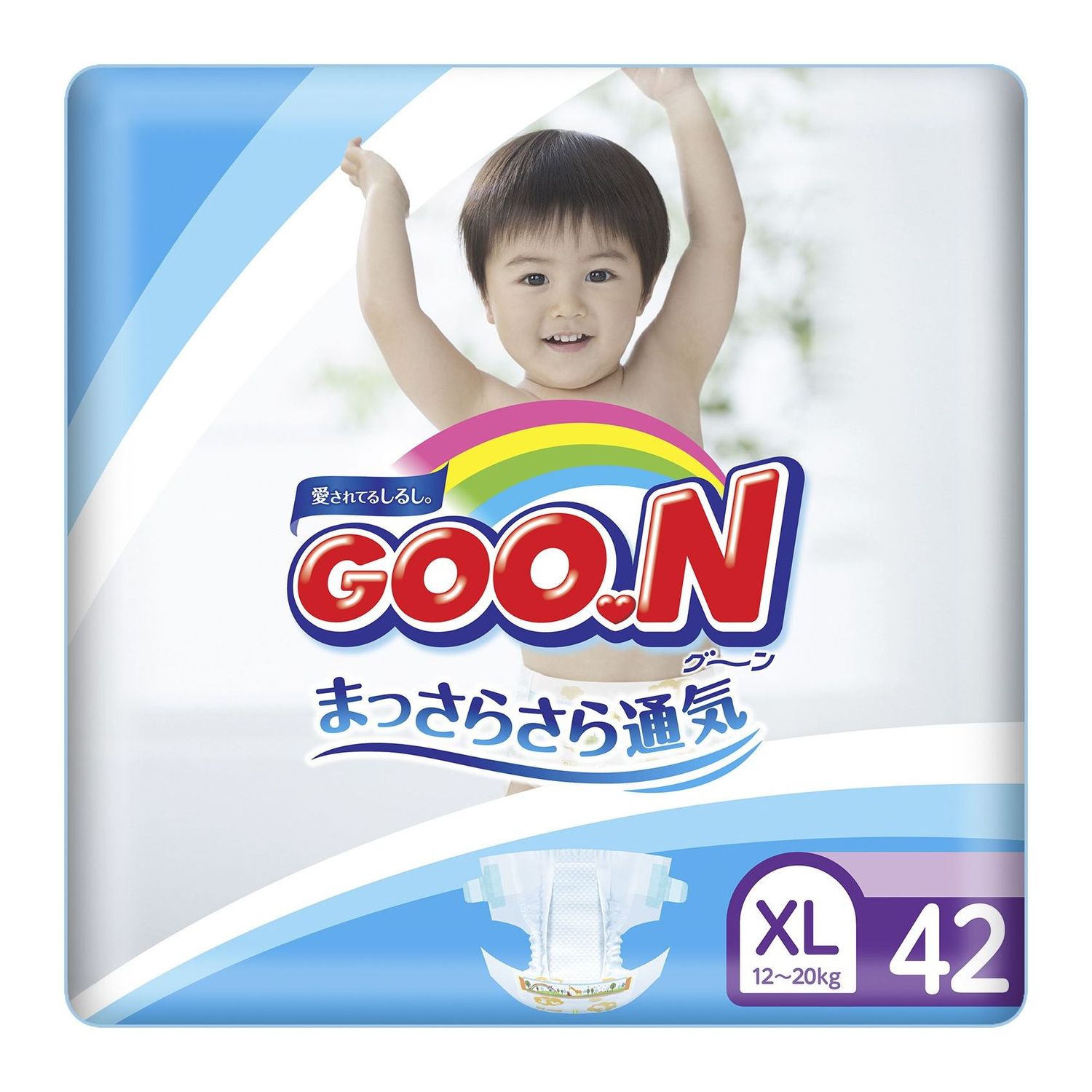 фото Подгузники goon, р 4+, 12-20 кг, 42 шт