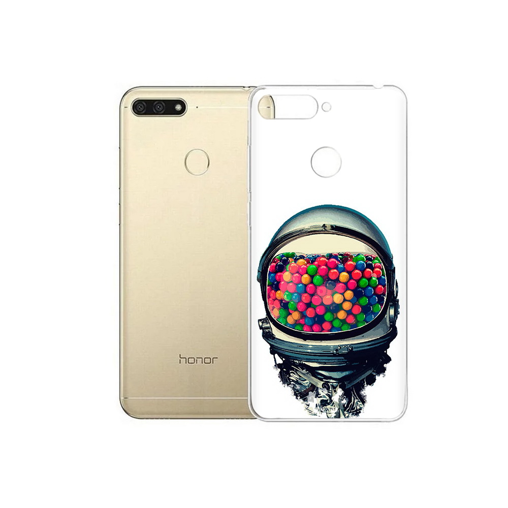 

Чехол MyPads Tocco для Huawei 7C шлем космонавта (PT111175.61.700), Прозрачный, Tocco