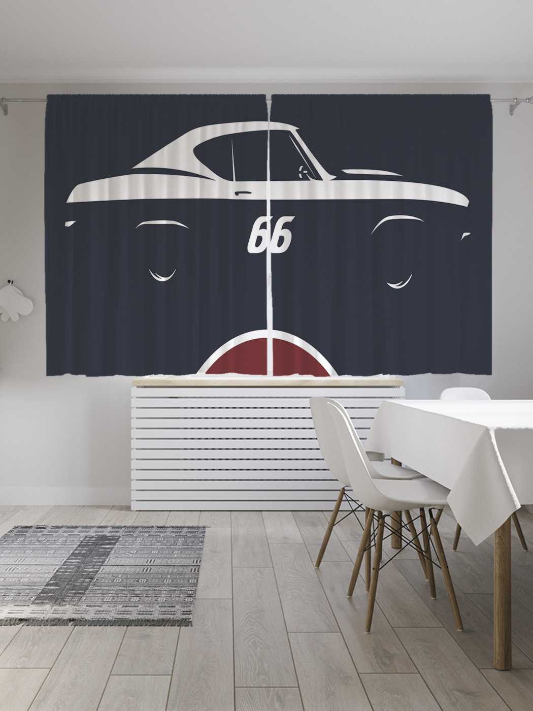 

Классические шторы JoyArty "Классик 66", серия Oxford DeLux, 2 полотна 145x180 см, Классик 66