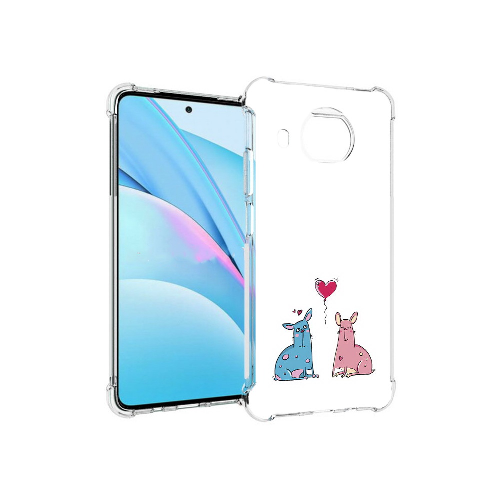 

Чехол MyPads Tocco для Xiaomi Mi 10T Lite Лама любовь (PT154732.269.102), Прозрачный, Tocco