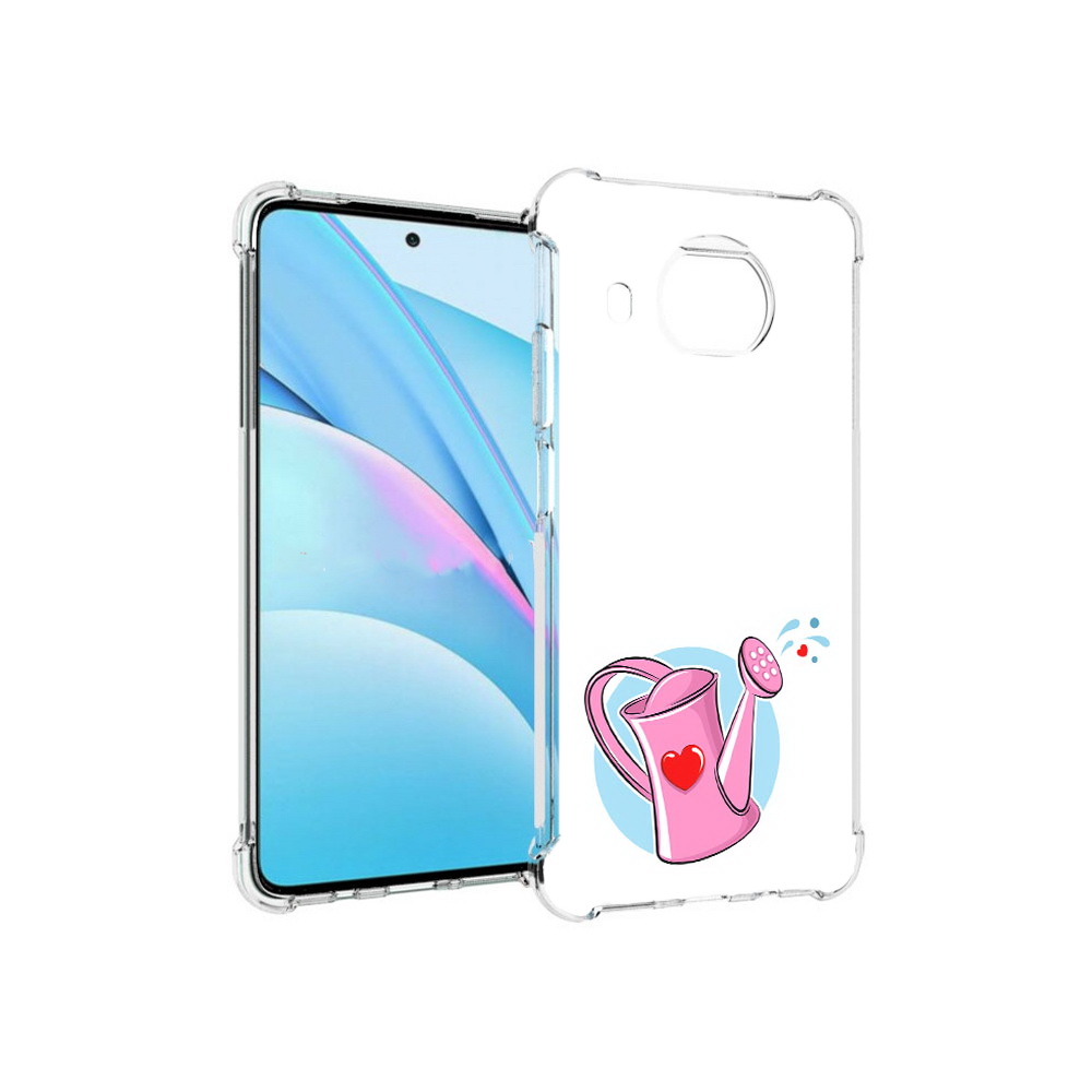 

Чехол MyPads Tocco для Xiaomi Mi 10T Lite Лейка любви 14 февраля (PT154732.269.103), Прозрачный, Tocco