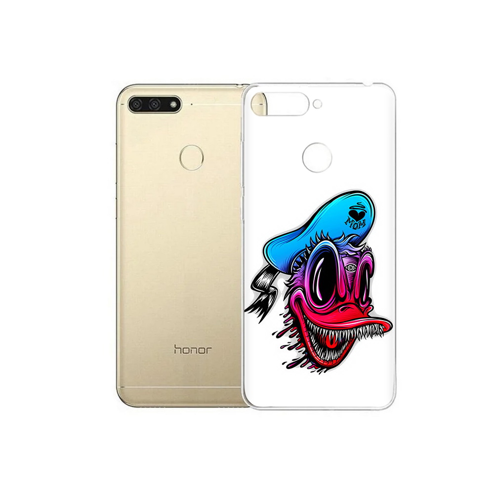 

Чехол MyPads Tocco для Huawei 7C Дональд (PT111175.61.71), Прозрачный, Tocco
