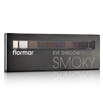 фото Палетка теней для век flormar smoky