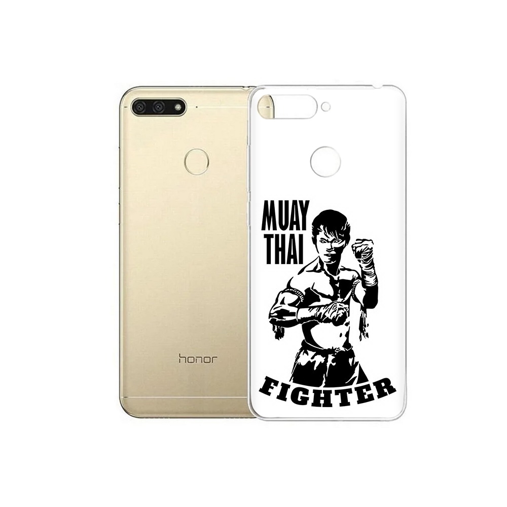

Чехол MyPads Tocco для Huawei 7C Единоборства муайтай (PT111175.61.76), Прозрачный, Tocco