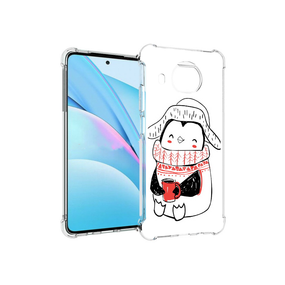 

Чехол MyPads Tocco для Xiaomi Mi 10T Lite Милый пингвин (PT154732.269.115), Прозрачный, Tocco