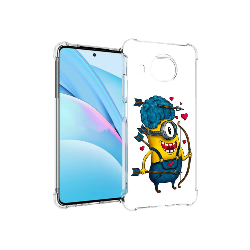 

Чехол MyPads Tocco для Xiaomi Mi 10T Lite Миньон купидон (PT154732.269.117), Прозрачный, Tocco