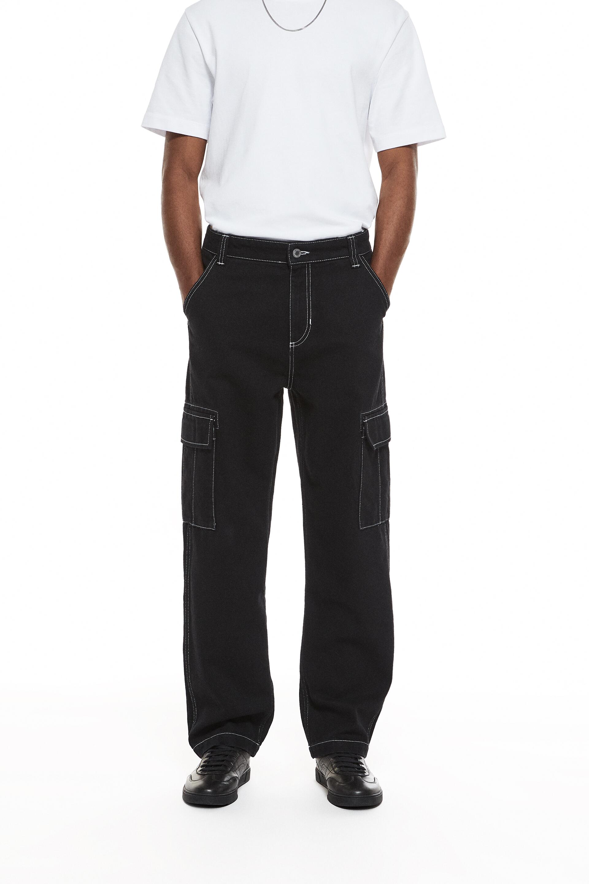 

Джинсы мужские ZARA 05862418 черные 36 (доставка из-за рубежа), Черный, 05862418