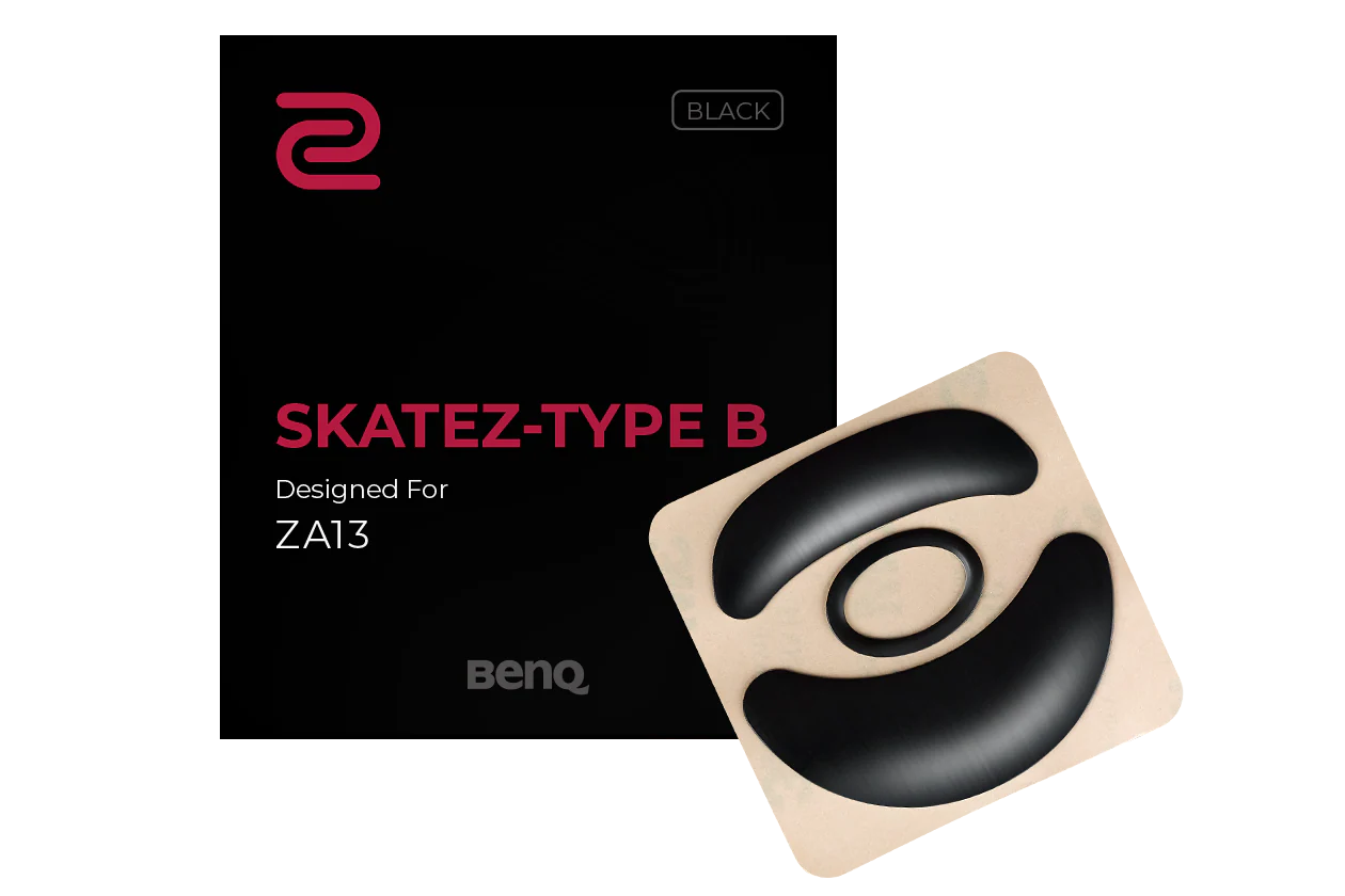 фото Накладки на мышь benq zowie skatez-type b black черный (5j.n3h41.051)