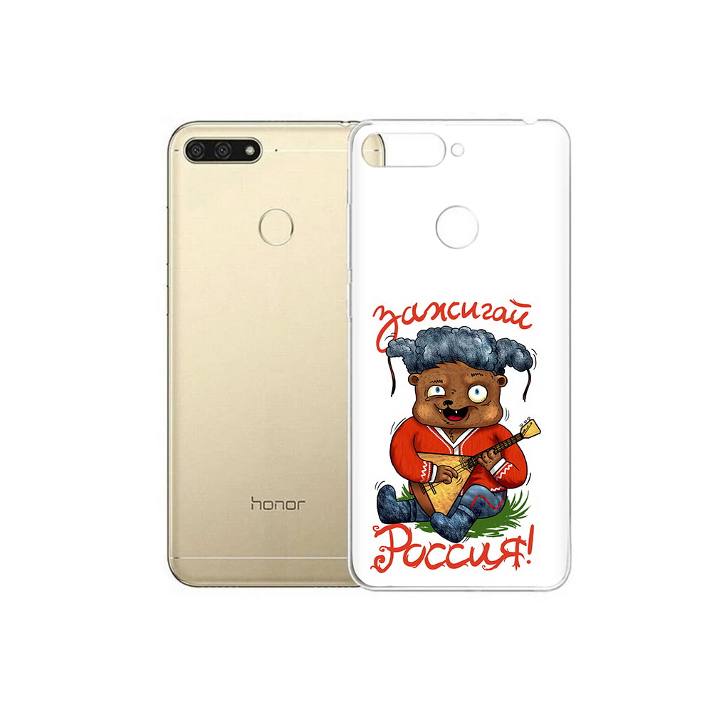 

Чехол MyPads Tocco для Huawei 7C Зажигай Россия (PT111175.61.82), Прозрачный, Tocco