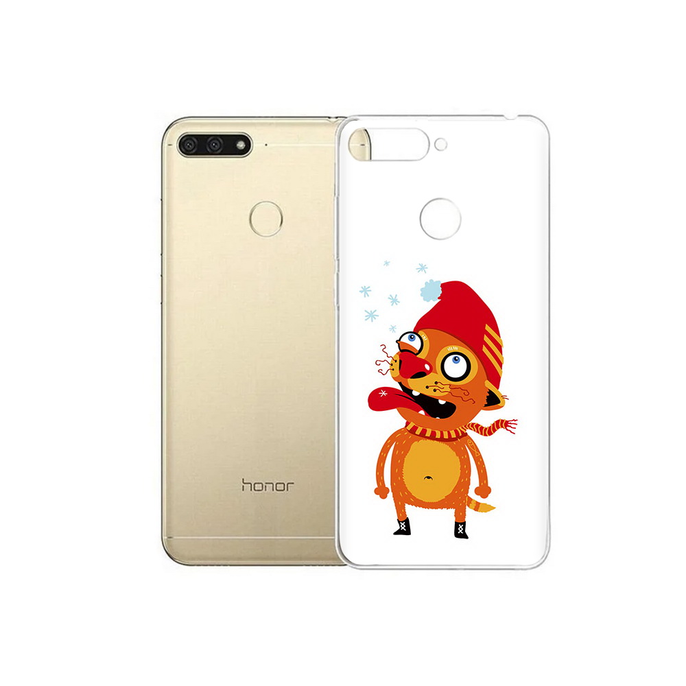 фото Чехол mypads tocco для huawei 7c зимний кот (pt111175.61.88)