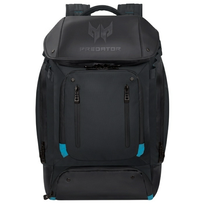 фото Рюкзак для ноутбука predator gaming backpack 17" (np.bag1a.288) черный/синий acer