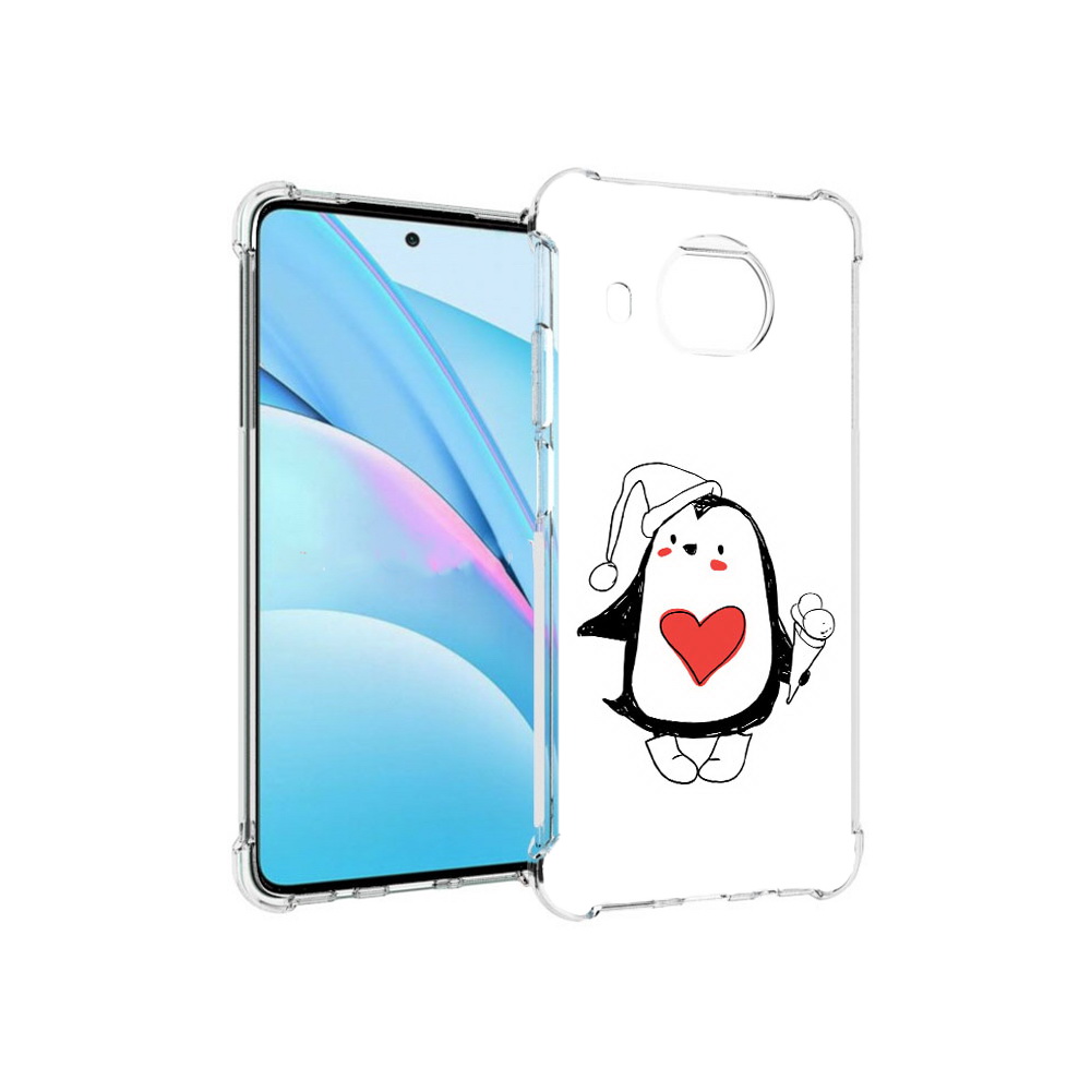 

Чехол MyPads Tocco для Xiaomi Mi 10T Lite Пингвин с мороженым (PT154732.269.135), Прозрачный, Tocco
