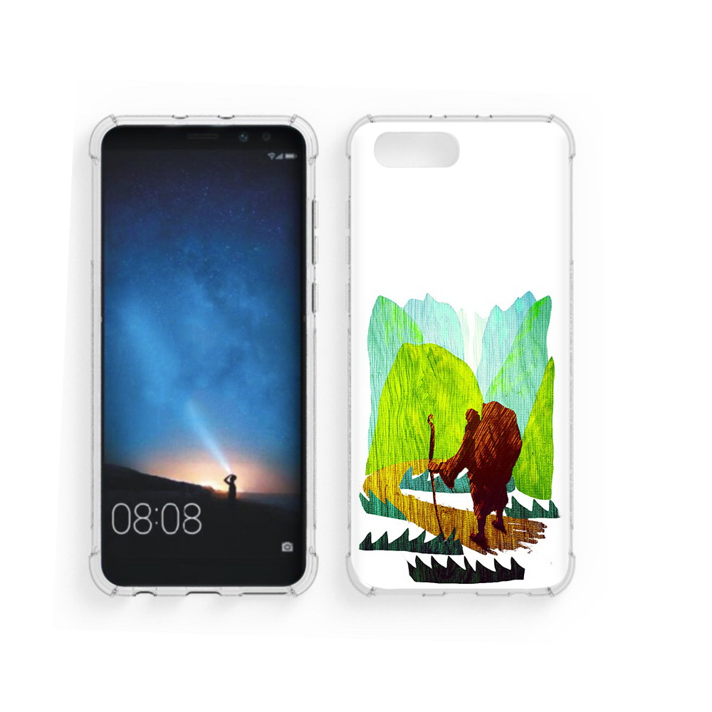 

Чехол MyPads Tocco для Honor V10 Лесная тропа (PT98539.62.106), Прозрачный, Tocco