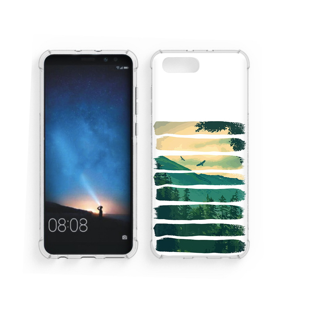 

Чехол MyPads Tocco для Honor V10 Лесная чаща (PT98539.62.107), Прозрачный, Tocco