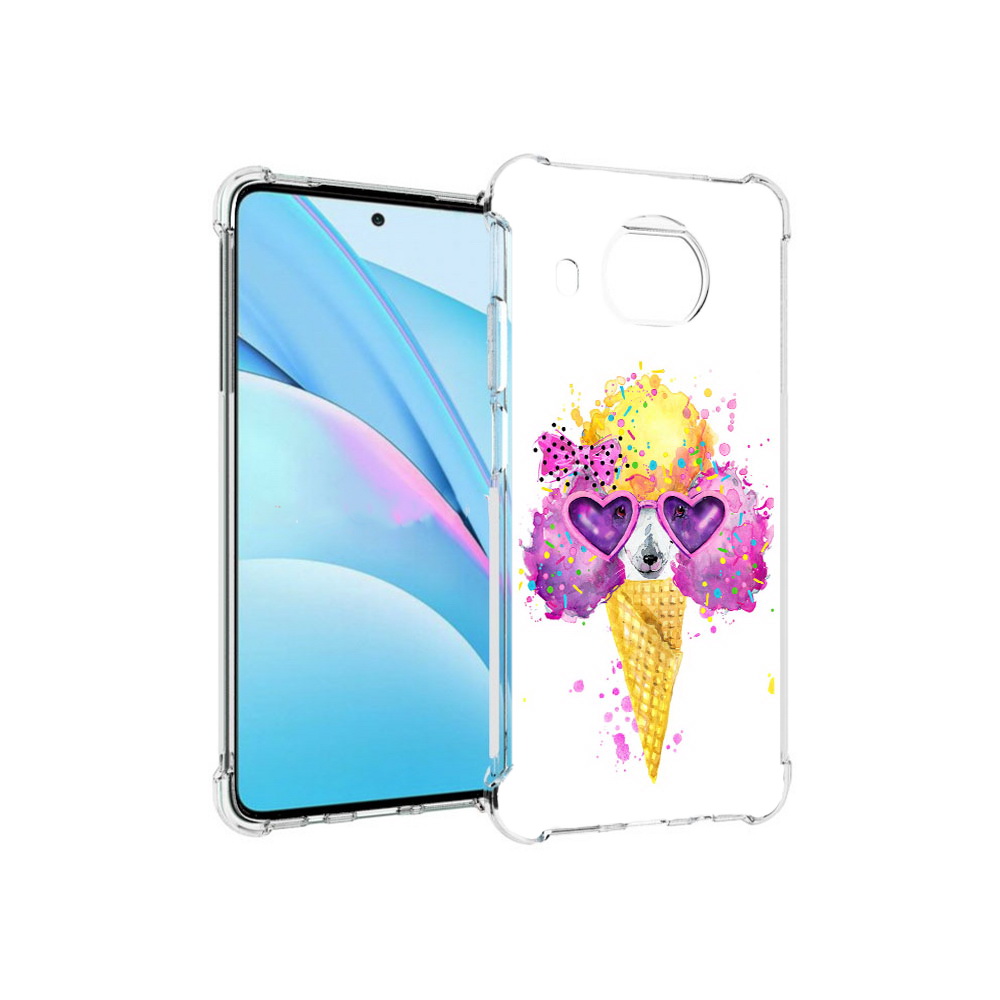 

Чехол MyPads Tocco для Xiaomi Mi 10T Lite Рожок (PT154732.269.146), Прозрачный, Tocco