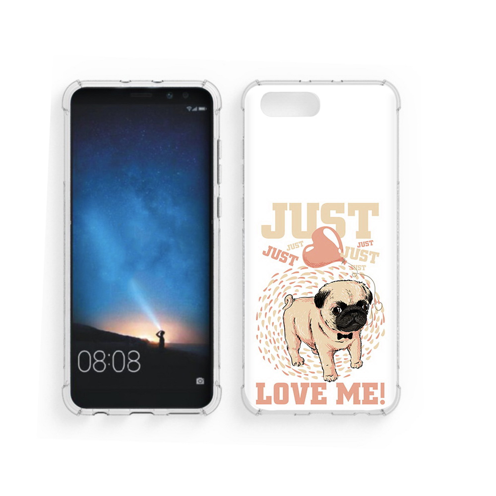 

Чехол MyPads Tocco для Honor V10 Люби меня (PT98539.62.109), Прозрачный, Tocco