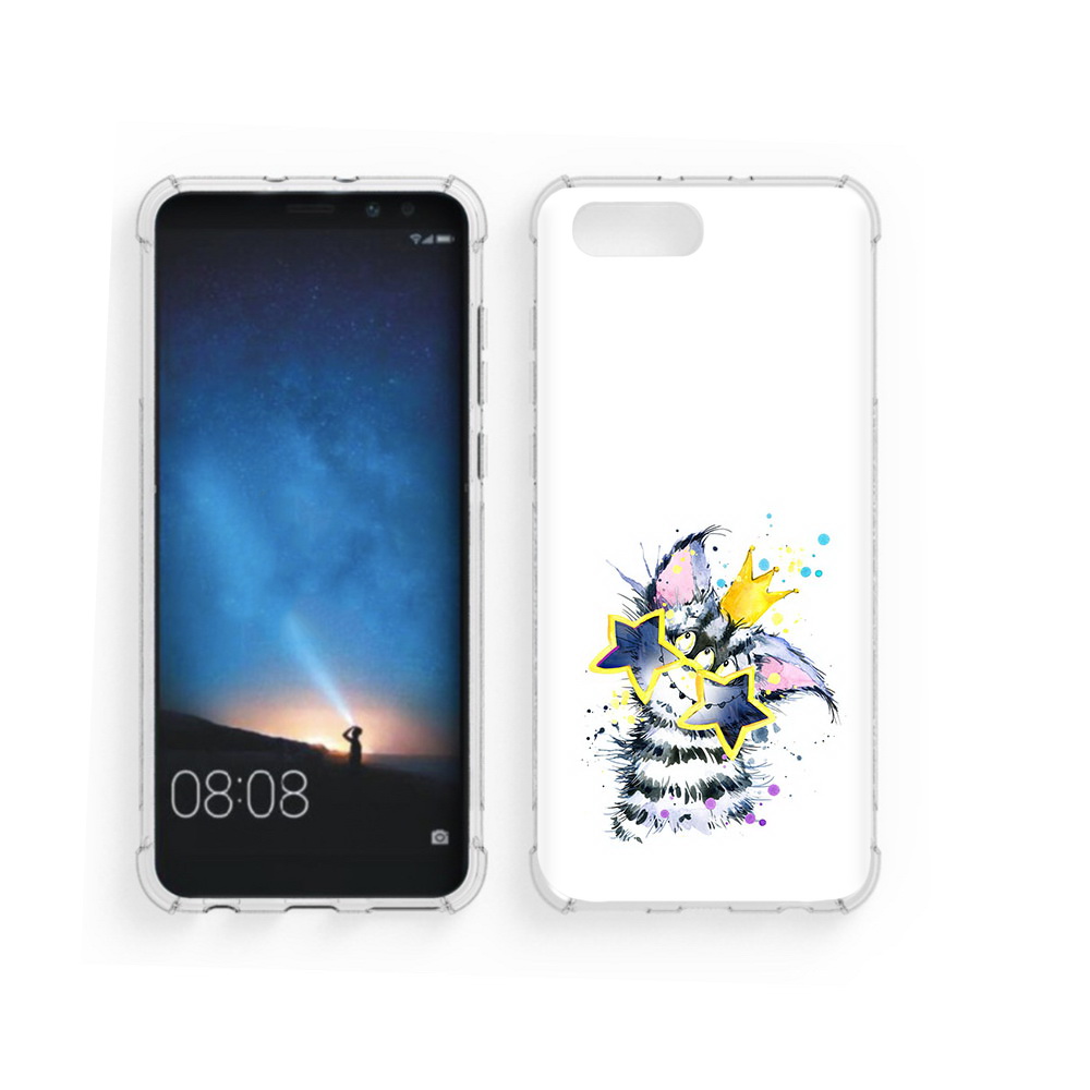 

Чехол MyPads Tocco для Honor V10 Мартовский Нуся (PT98539.62.114), Прозрачный, Tocco