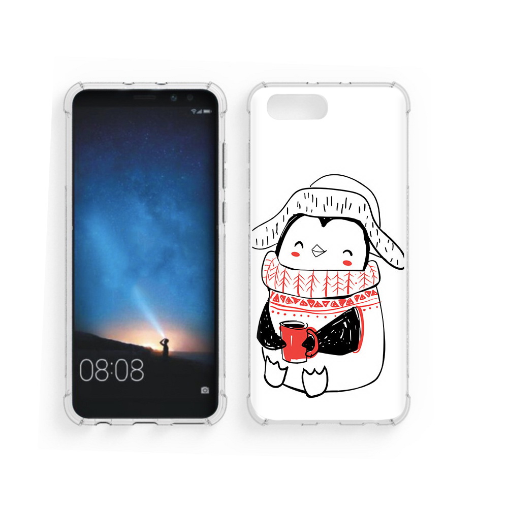 

Чехол MyPads Tocco для Honor V10 Милый пингвин (PT98539.62.115), Прозрачный, Tocco