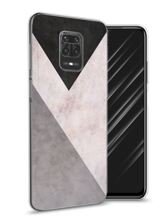 

Чехол Awog на Xiaomi Redmi Note 9S "Геометричный мрамор", Разноцветный, 37950-3