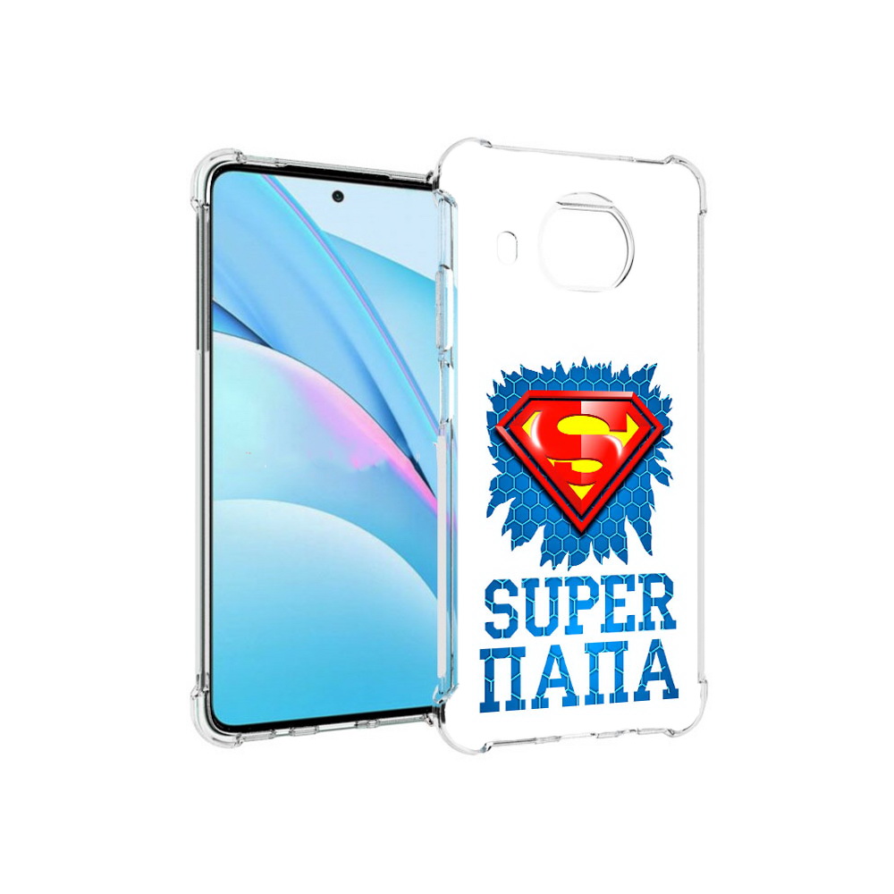 

Чехол MyPads Tocco для Xiaomi Mi 10T Lite Супер Папа (PT154732.269.165), Прозрачный, Tocco