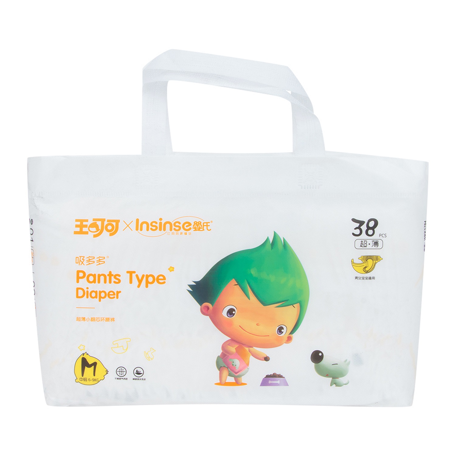 

Подгузники Insinse Q7, р 3, 6-9 кг, 38 шт