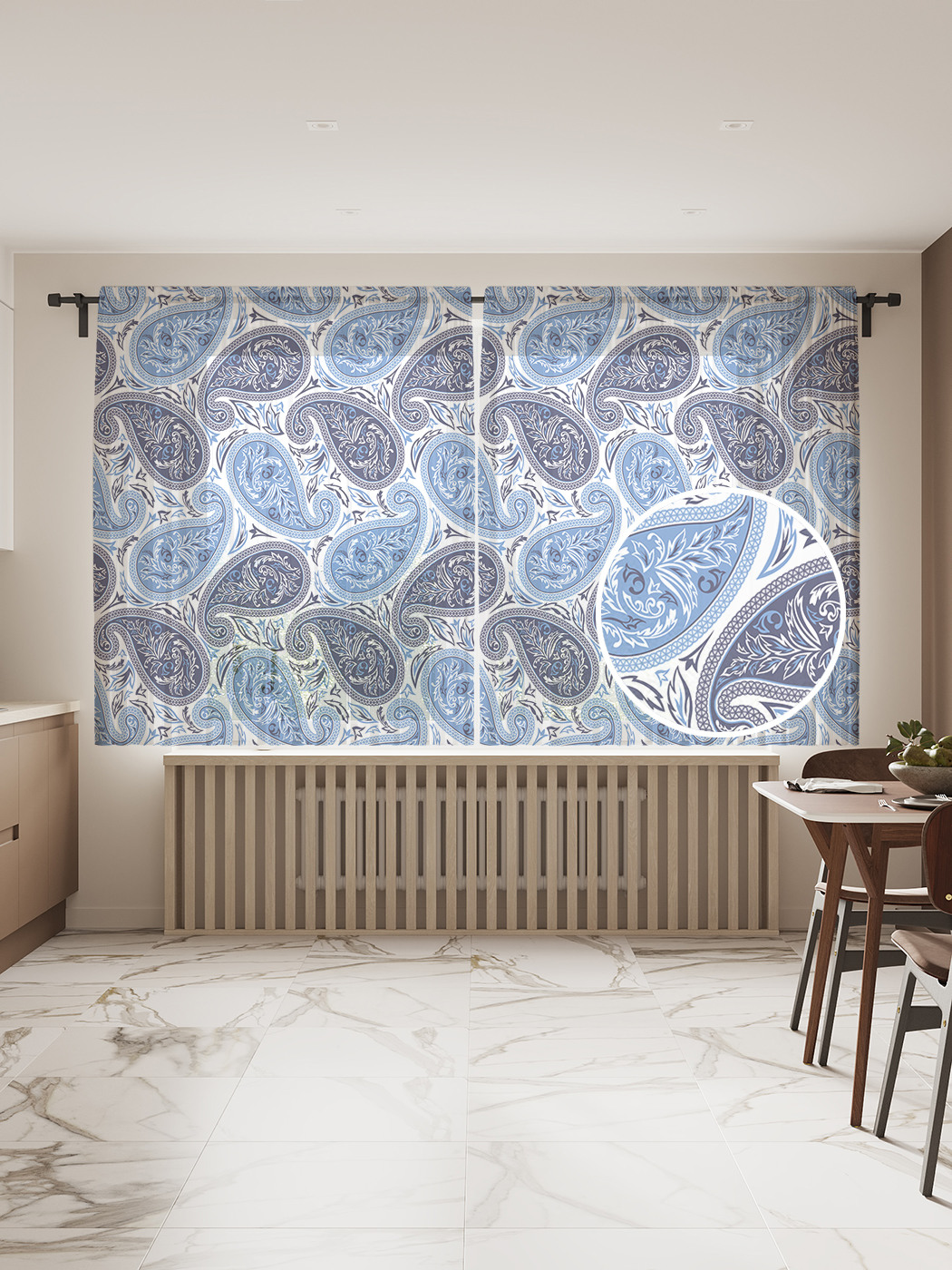 

Фототюль JoyArty "Переменные лепестки" 145x180см, 2 полотна, лента, 50 крючков, Переменные лепестки