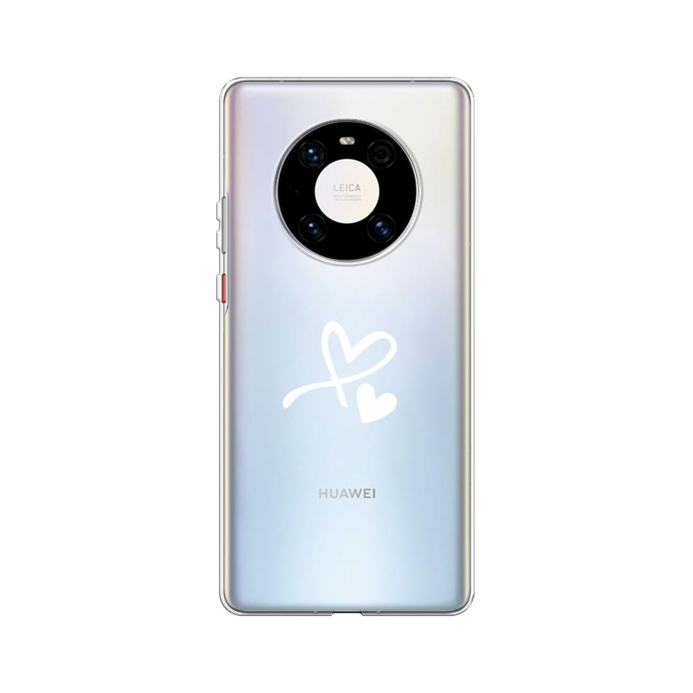 

Чехол Awog на Huawei Mate 40 Pro "Сердечко минимализм", Белый, 6104450-6
