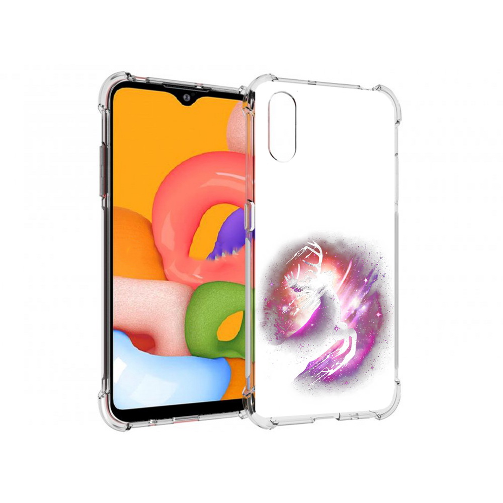 

Чехол MyPads Tocco для Samsung Galaxy A01 звездный олень (PT144711.509.354), Прозрачный, Tocco