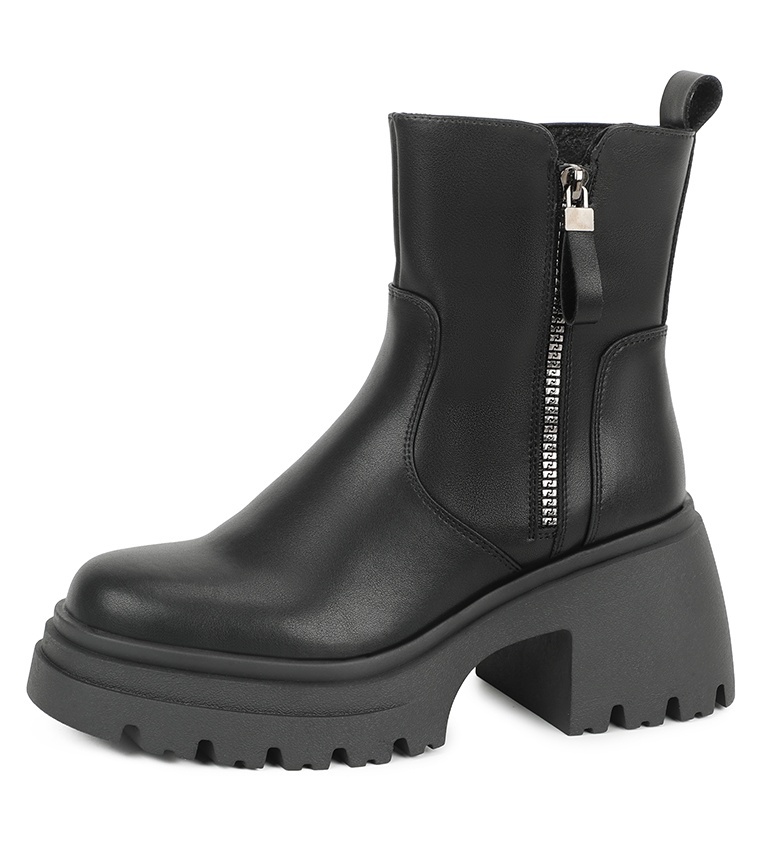 

Полусапоги женские Kari YYQ24W-20 черные 36 RU, Черный, YYQ24W-20