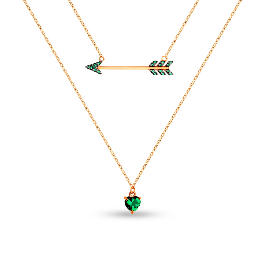

Колье из серебра 40 см 585Gold 706000506, фианит, 706000506