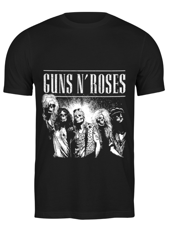 

Футболка мужская Printio Guns n' roses черная L, Черный, Guns n' roses