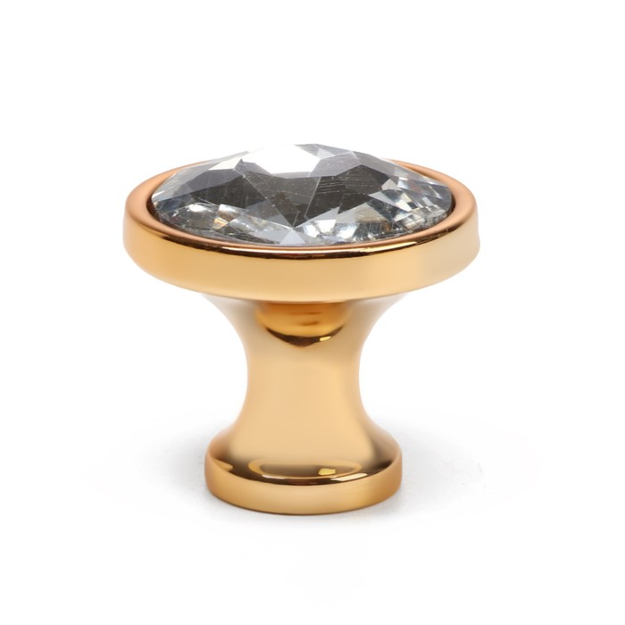 

Ручка кнопка Cappio PK112 9905922, D=30 мм, золото, Золотистый