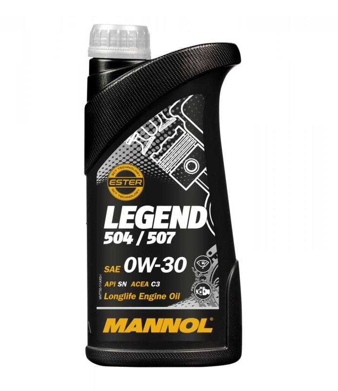 Моторное масло MANNOL синтетическое LEGEND 504/507 0W30 1л