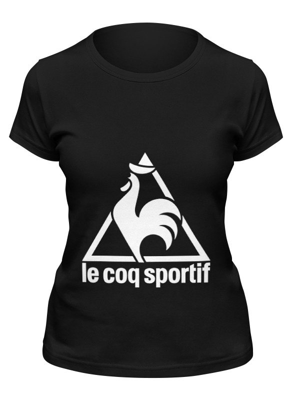

Футболка женская Printio Le coq sportif черная L, Черный, Le coq sportif