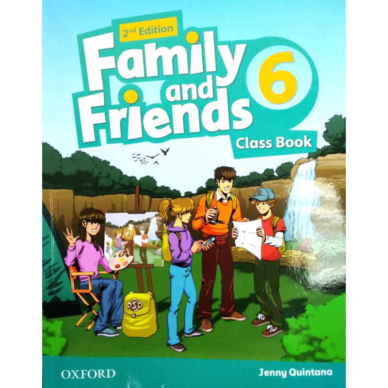 фото Книга family and friends (2nd edition). 6 class book with student's site oxford