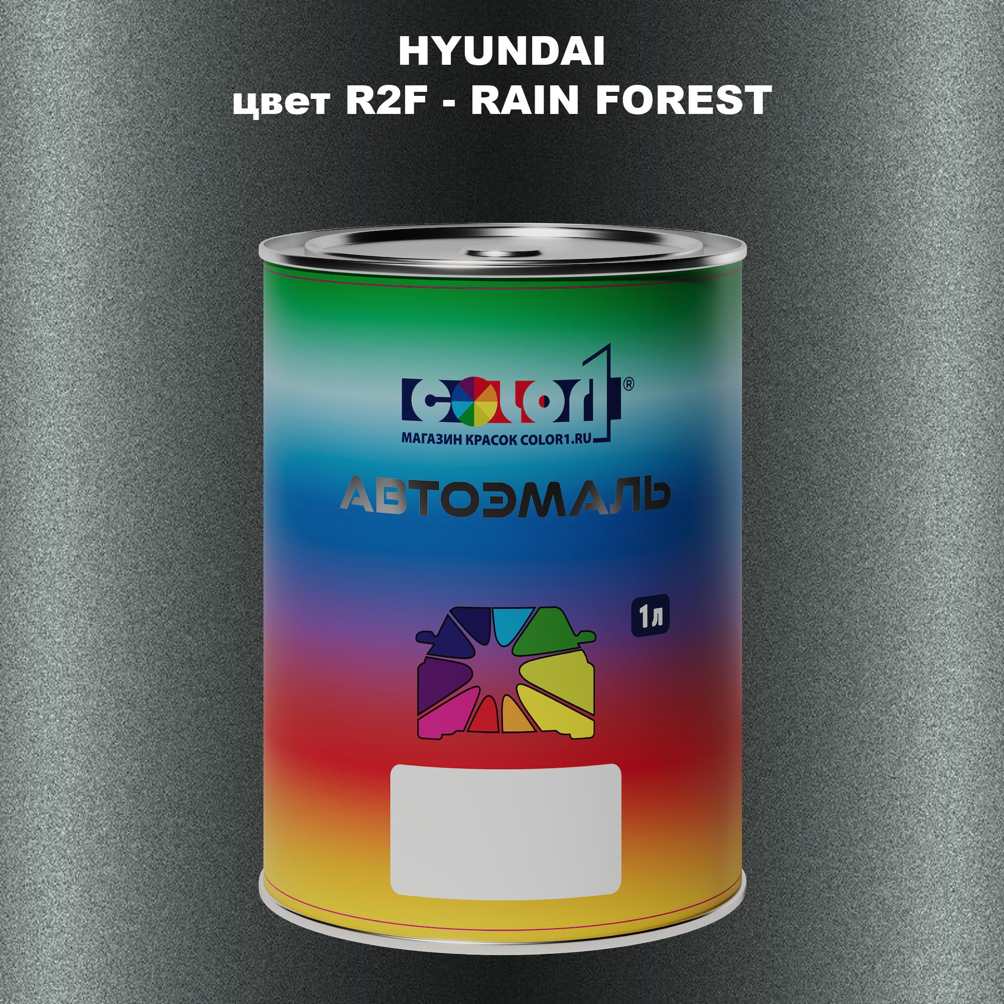 

Автомобильная краска COLOR1 для HYUNDAI, цвет R2F - RAIN FOREST, Прозрачный