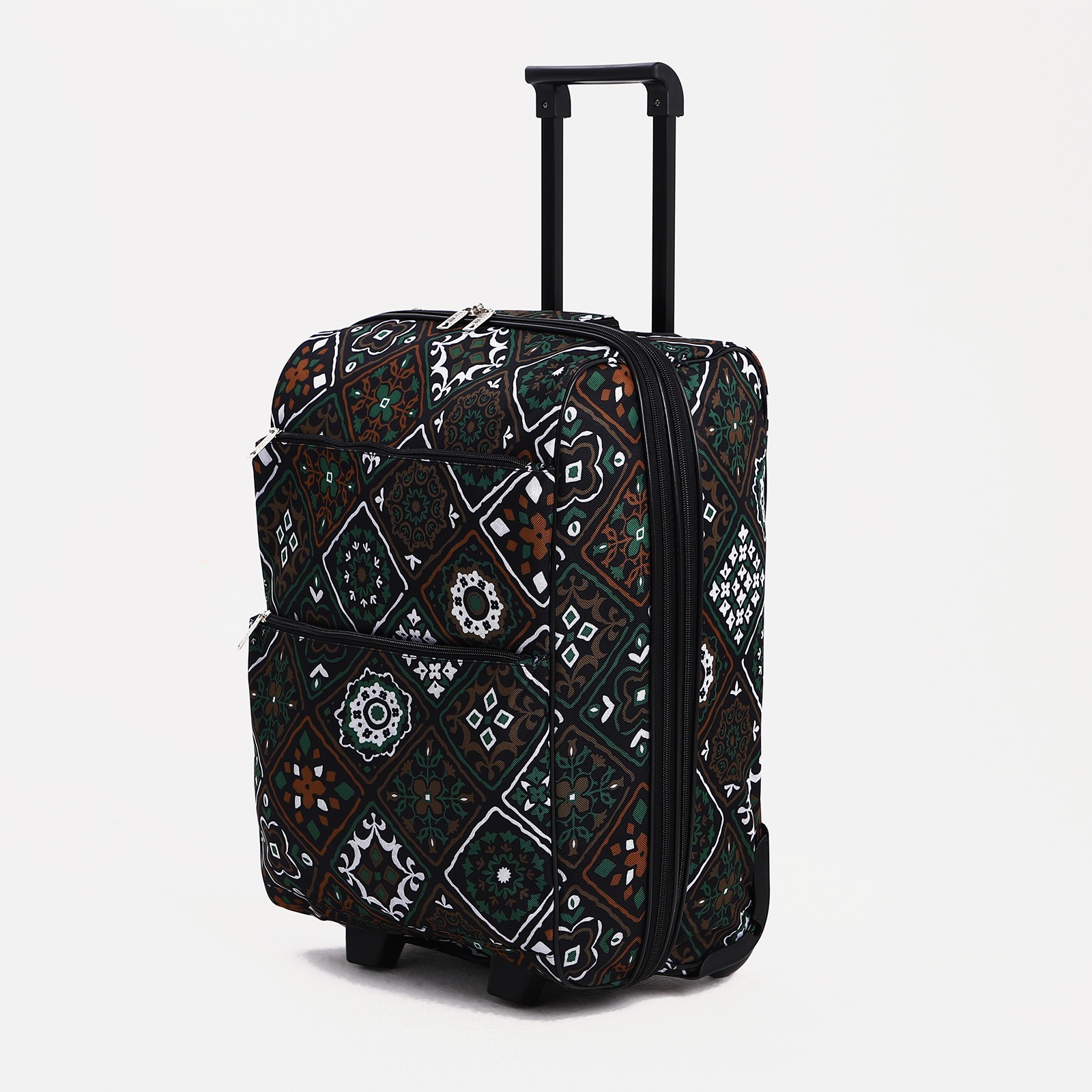 Чемодан унисекс Фабрика КАРТЕКС 7371535 разноцветный, 53х30х33 см