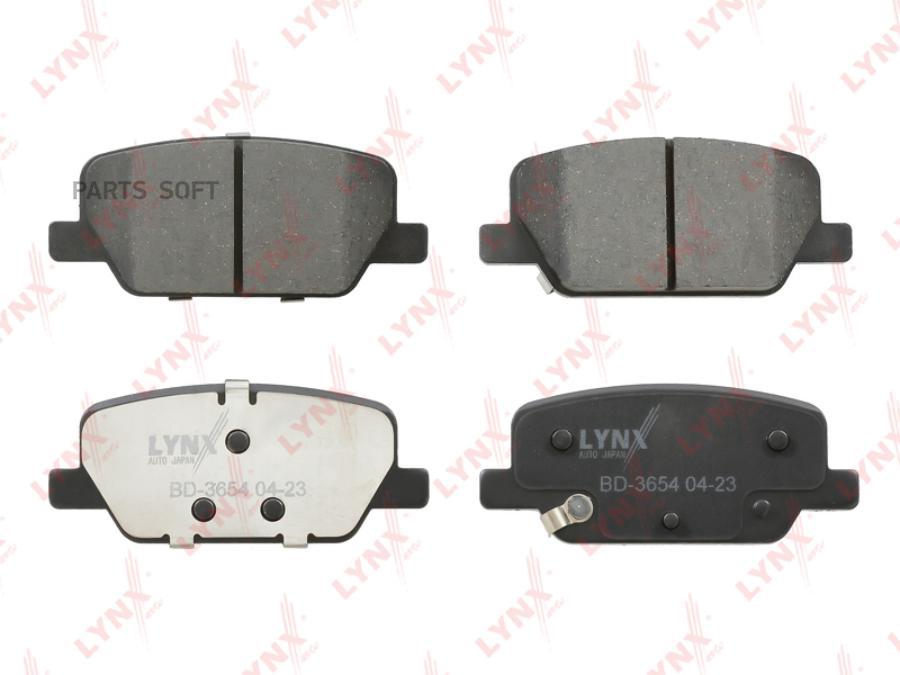 

Тормозные колодки LYNXauto задние правые/левые BD3654