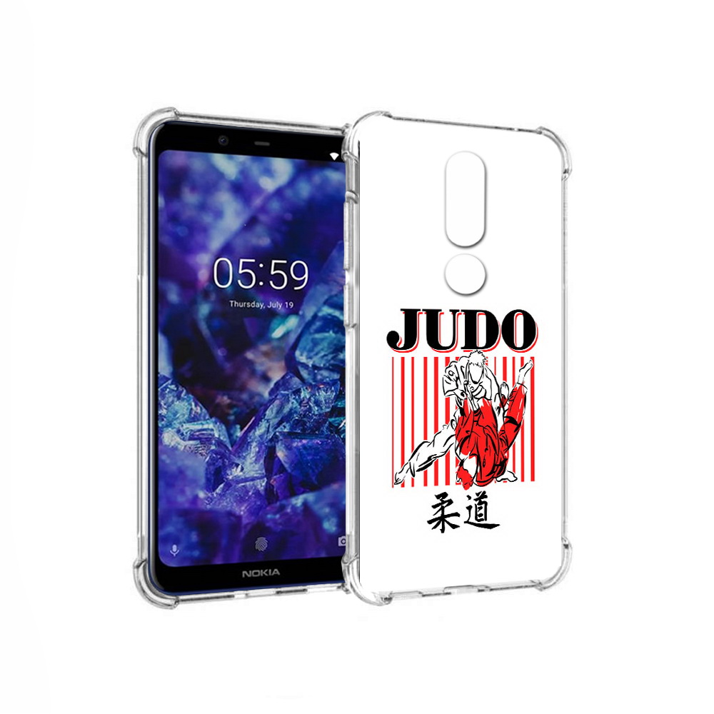 

Чехол MyPads Tocco для Nokia 5.1 Plus Дзюдо (PT119548.120.66), Прозрачный, Tocco